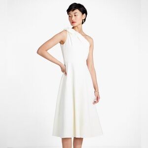 NWT kate spade twill one-shoulder dress